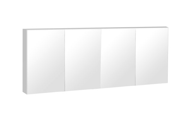 1500*150*750mm Pvc White Shaving Cabinet Four Doors