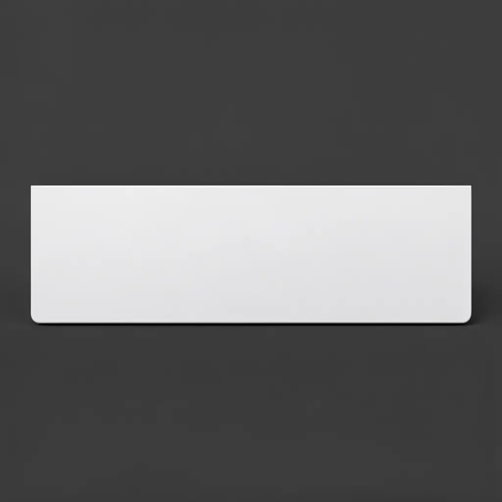 [90210/MW1546ST] 1500x465x15mm Matte White Sintered Stone Top Benchtop