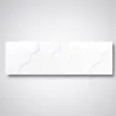 1500x465x15mm White Marble Look Sintered Stone Top Benchtop