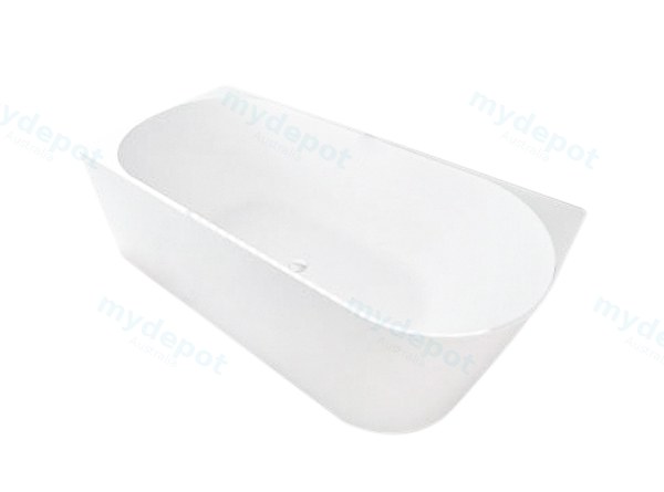 [50180] 1500X750X590mm Nova Left Hand Corner Gloss White Bathtub