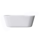 1500mm Round Gloss White Acrylic Free Standing Bathtub