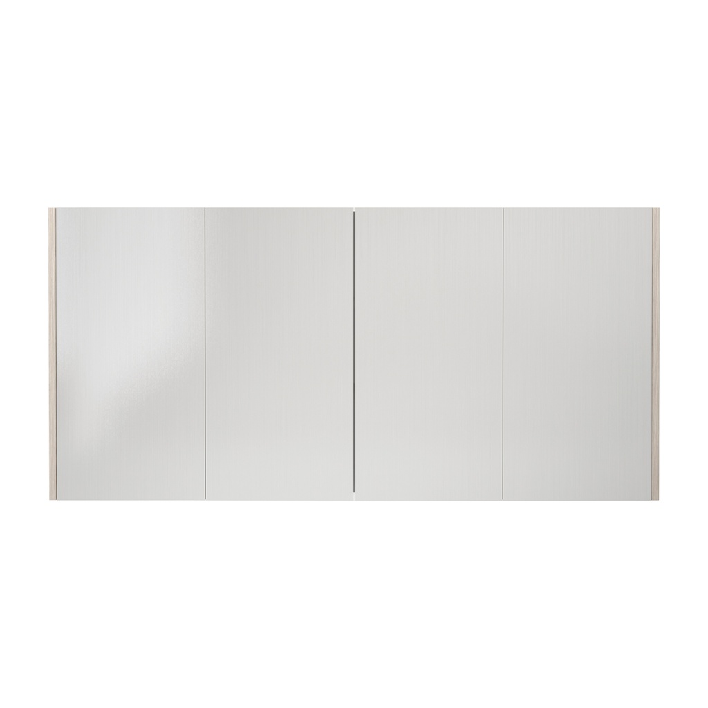 [55659] 1500×720×150mm Coastal Oak Camden Pencil Edge Shaving Cabinet