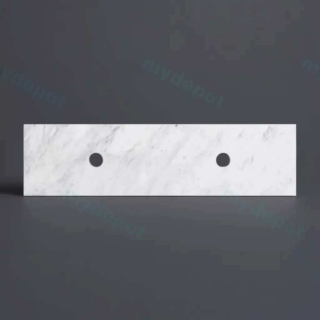 1505X465X18mm Carrara White Marble Stone Top