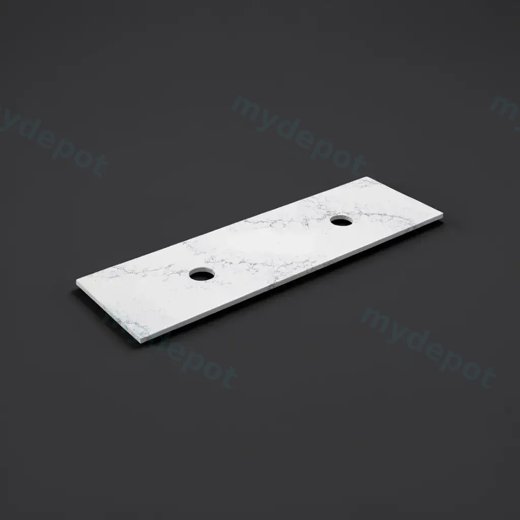 [56366] 1505X465X20mm Calacatta White (WG486) Zero Silica Engineer Stone Top