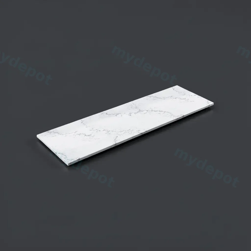 [56359] 1505X465X20mm Calacatta White (WG486) Zero Silica Engineer Stone Top