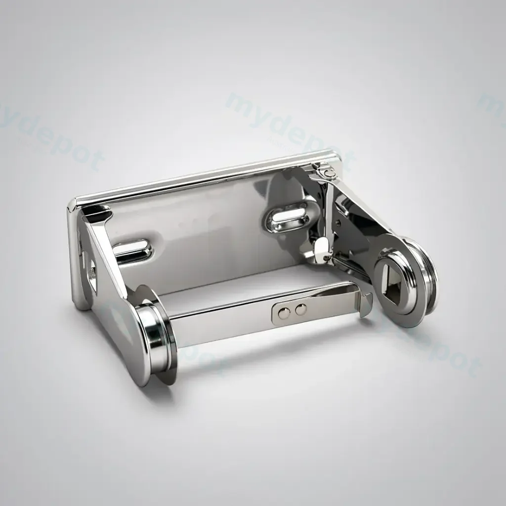 152mmWX70mmHX114mm Bradley Australia Toilet Tissue Chrome Dispenser