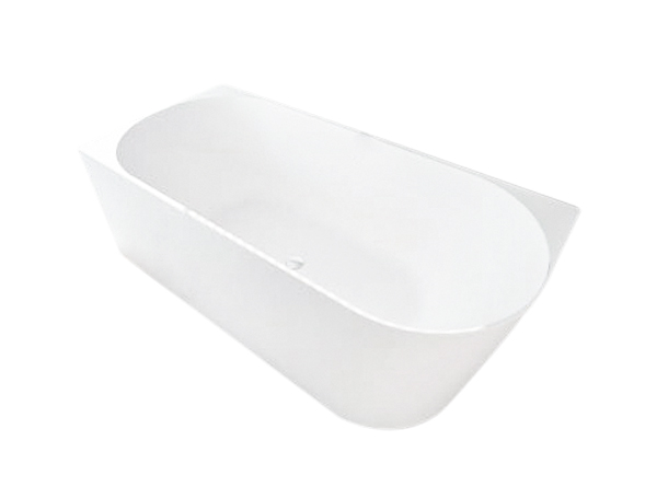 1700*750*590mm Nova Left Hand Corner Gloss White Bathtub