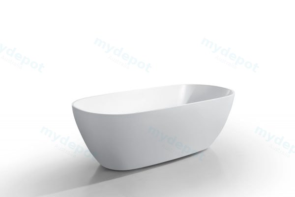 1700*820*590mm Pilato Freestanding Gloss White Bathtub