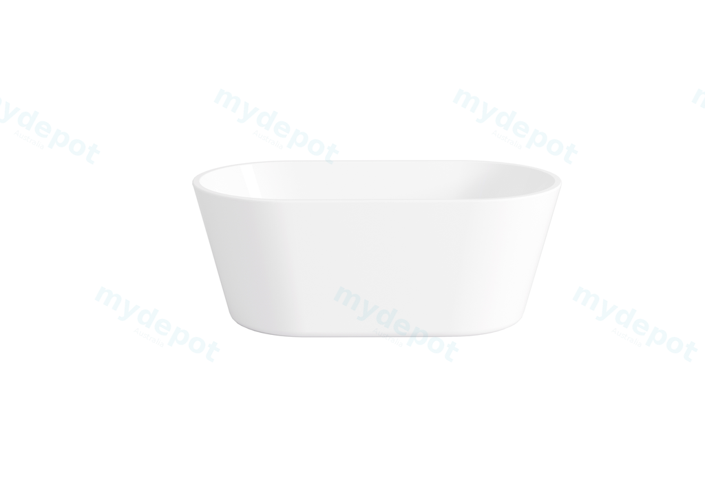 1700X800X600 Gloss White Agena Acylic Free Standing Bathtub No Overflow,Chrome Waste And Pipe Included