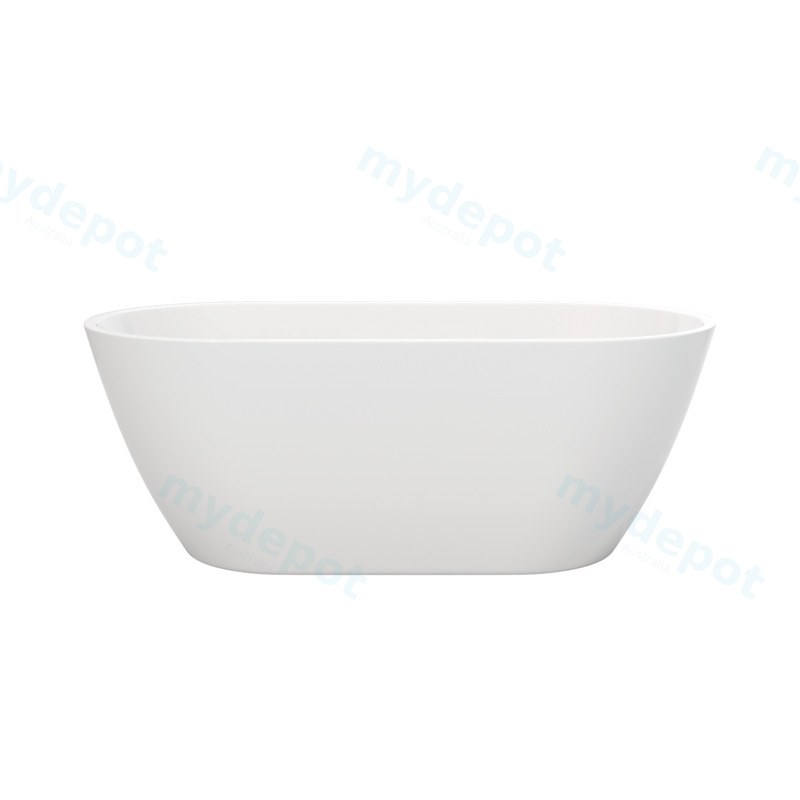 [75134/7122-1700] 1700mm Freestanding Bathtub Gloss White Acrylic Oval Bathtub