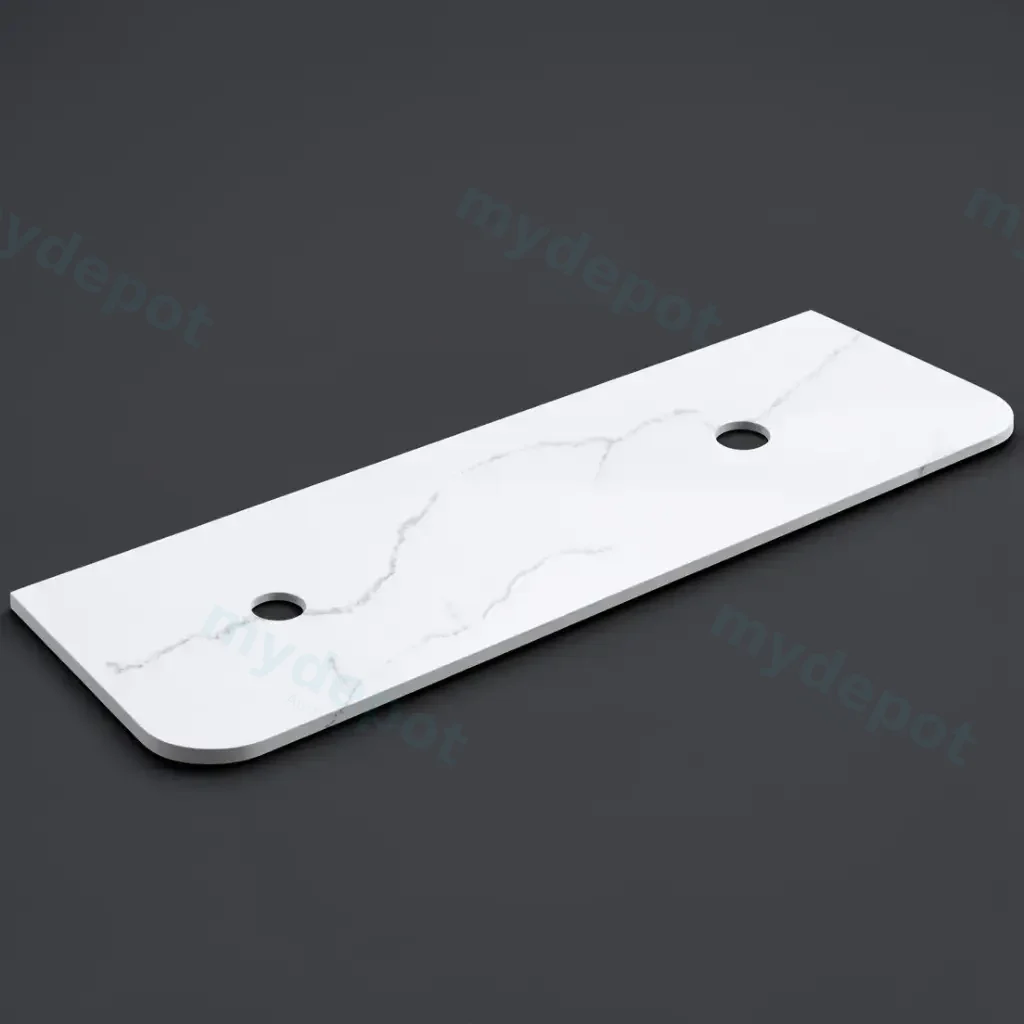 [56069] 1805X505X12mm Calacatta Artic White Solid Surface Stone Top
