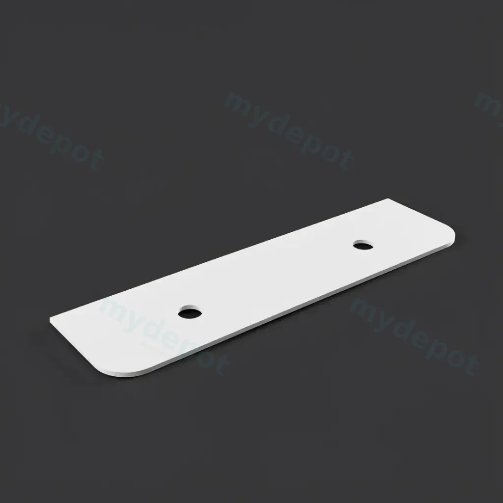 [56423] 1805X505X20mm Blanco White(WG034) Zero Silica Engineer Curve Stone Top