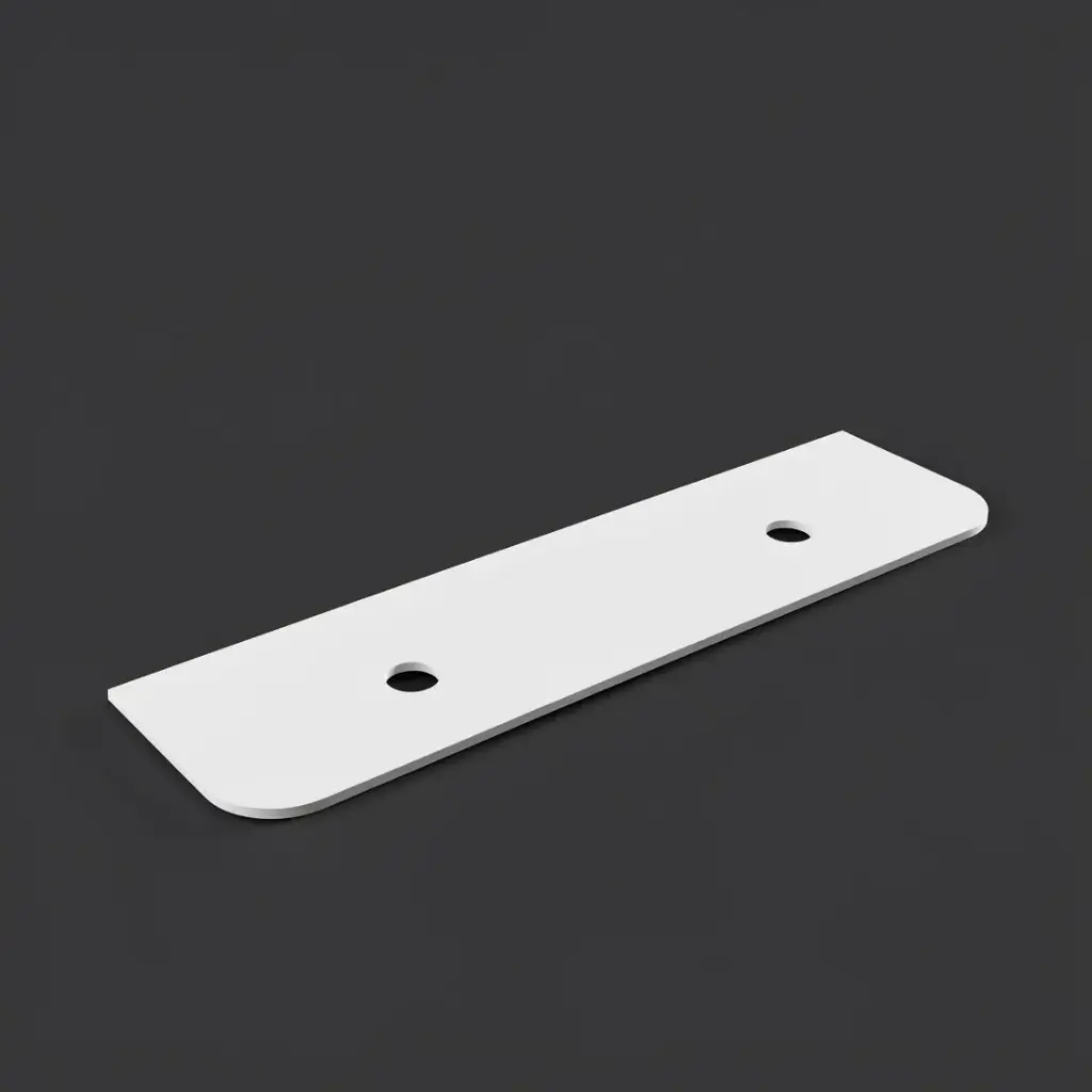 [56423] 1805X505X20mm Blanco White(WG034) Zero Silica Engineer Curve Stone Top