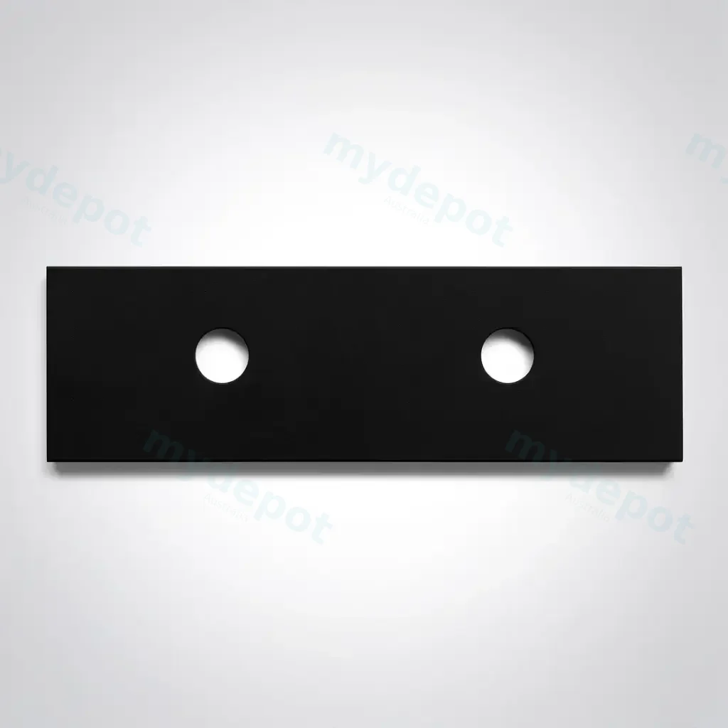 [50693] 1805x465x15mm Balck Zero Silica Quartz Square Corner Stone Top