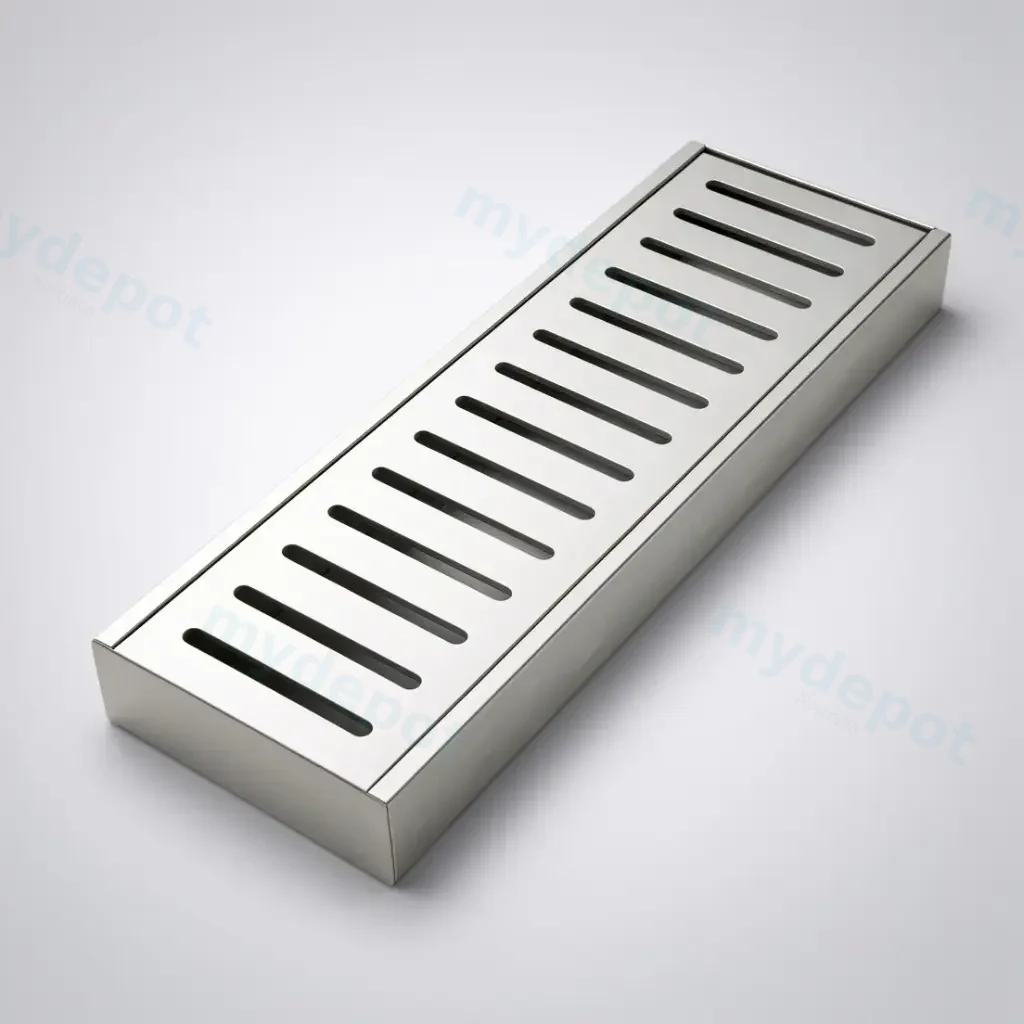 300-5600mm Lauxes Aluminium Standard Floor Grate Drain Any Size Indoor Outdoor