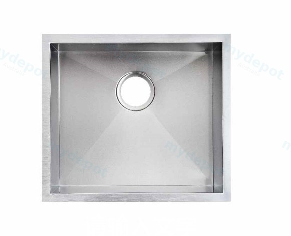 304 Stainless Steel Hand-made Single Bowl Kitchen Sink(Round Edges) 510*450*230mm