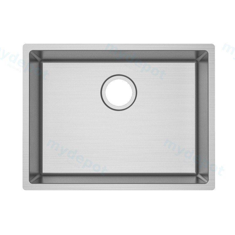 [40526] 304 Stainless Steel Hand-made Single Bowl Kitchen Sink(Round Edges) 586*450*230mm