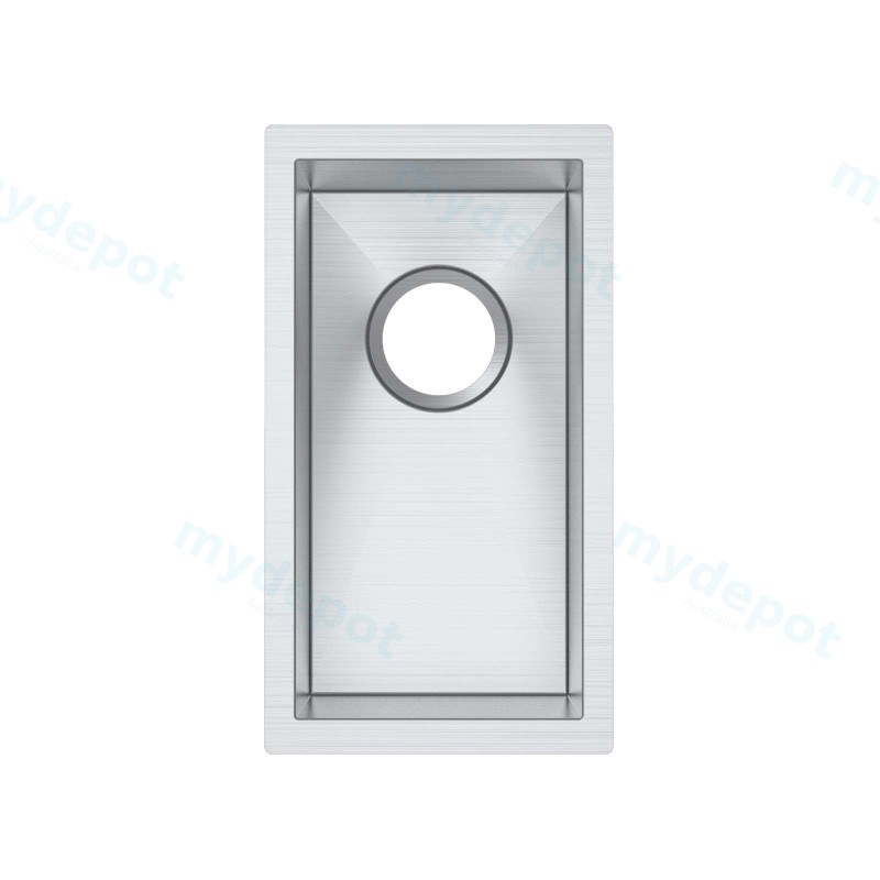 [40523] 304 Stainless Steel Hand-made Single Bowl Kitchen Sink(Round Edges)250*450*215mm
