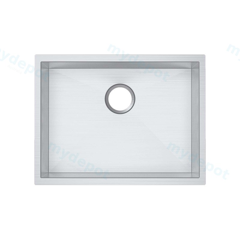 304 Stainless Steel Hand-made Single Bowl Kitchen Sink(Round Edges)600*450*300mm