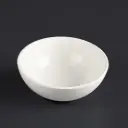 320x320x140mm Round Gloss White Ceramic Above Counter Basin Non-overflow