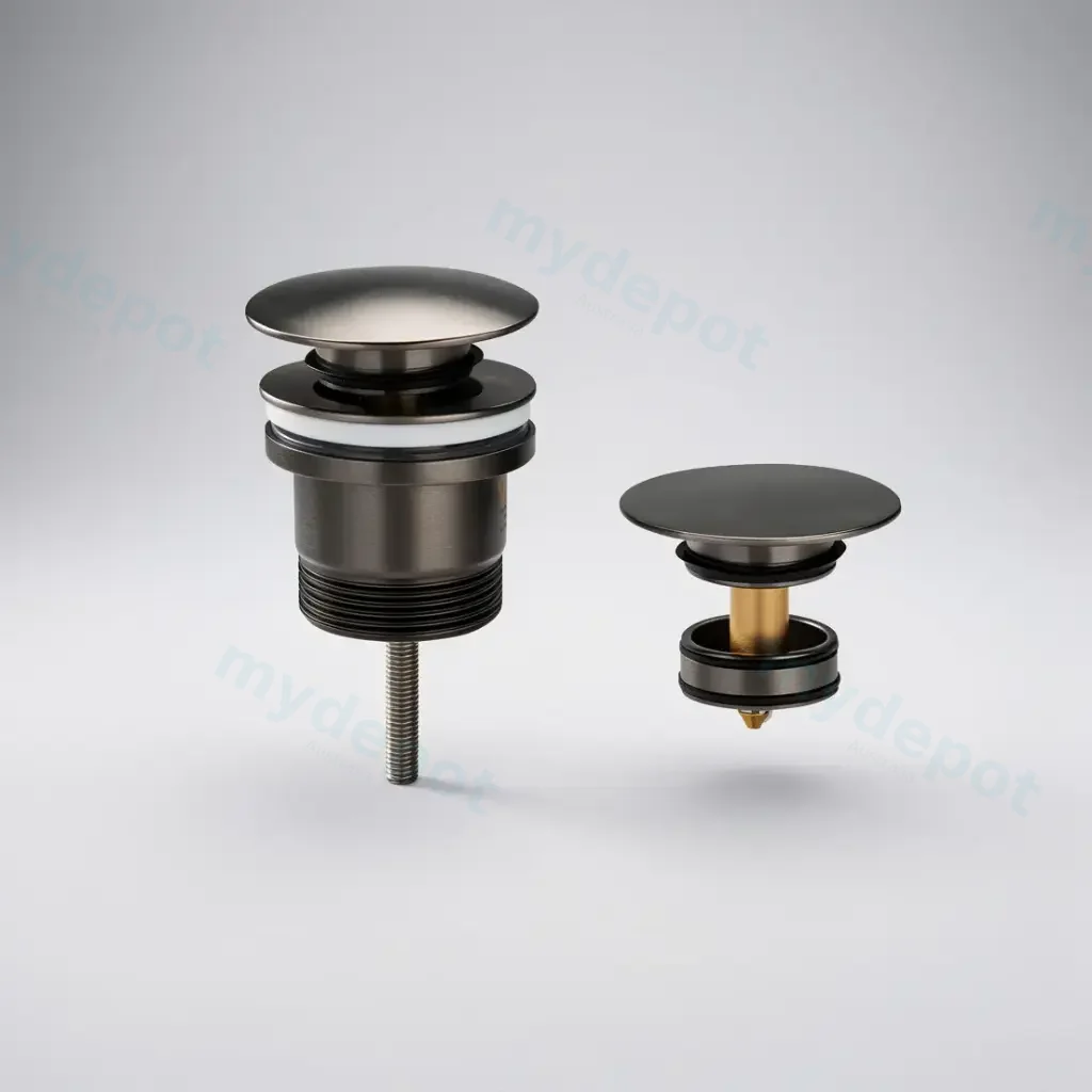 32mm Universal Basin Pop-Up Waste Brushed Gun Metal
