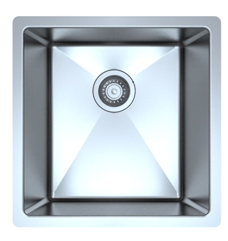 [44845] Otus Undermount Single Bowl Sink 394x450x229mm 304 Stainless Steel