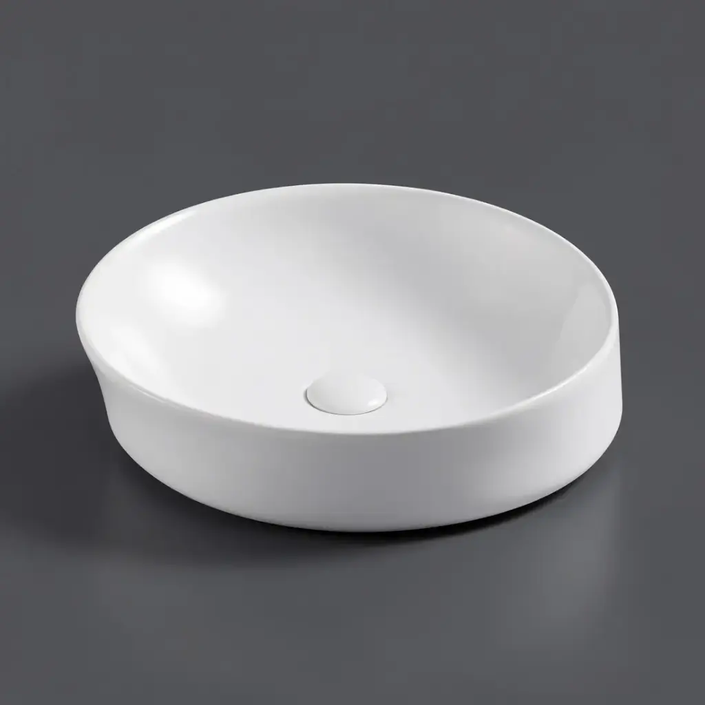 400*400*120mm Above Counter Round Basin