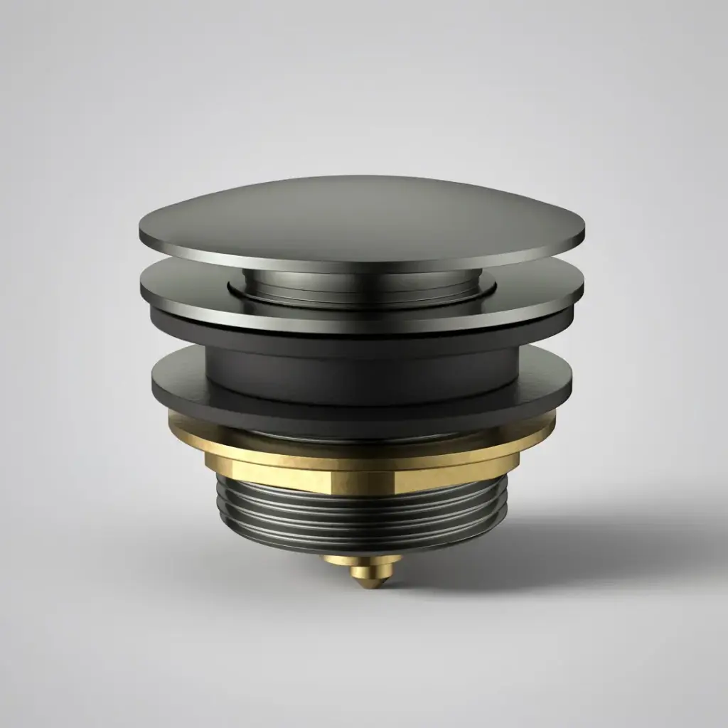 [44604] 40mm Bath Pop-Up Plug With Removabel Waste No Overflow Gun Metal