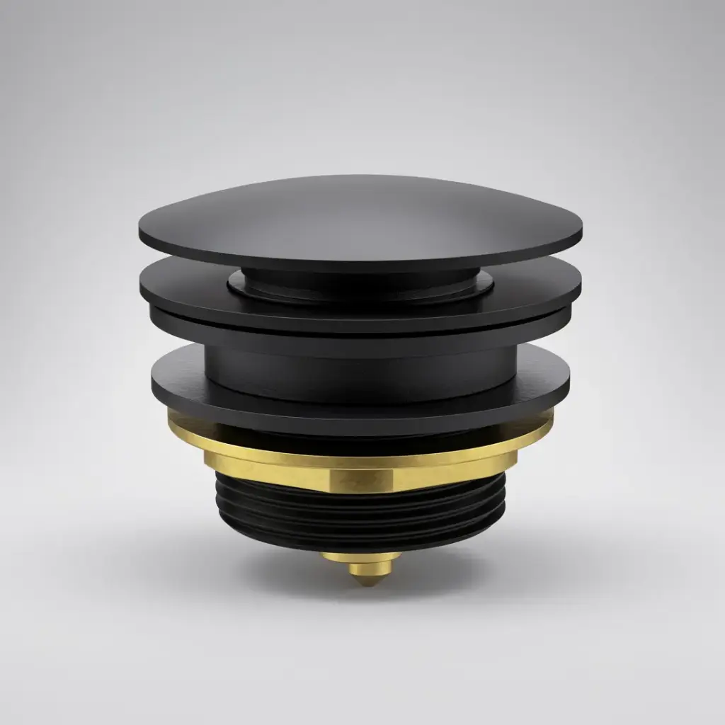 [44602] 40mm Bath Pop-Up Plug With Removabel Waste No Overflow Matt Black
