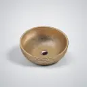 410*410*140mm Counter-Top Circular Art Gold Basin