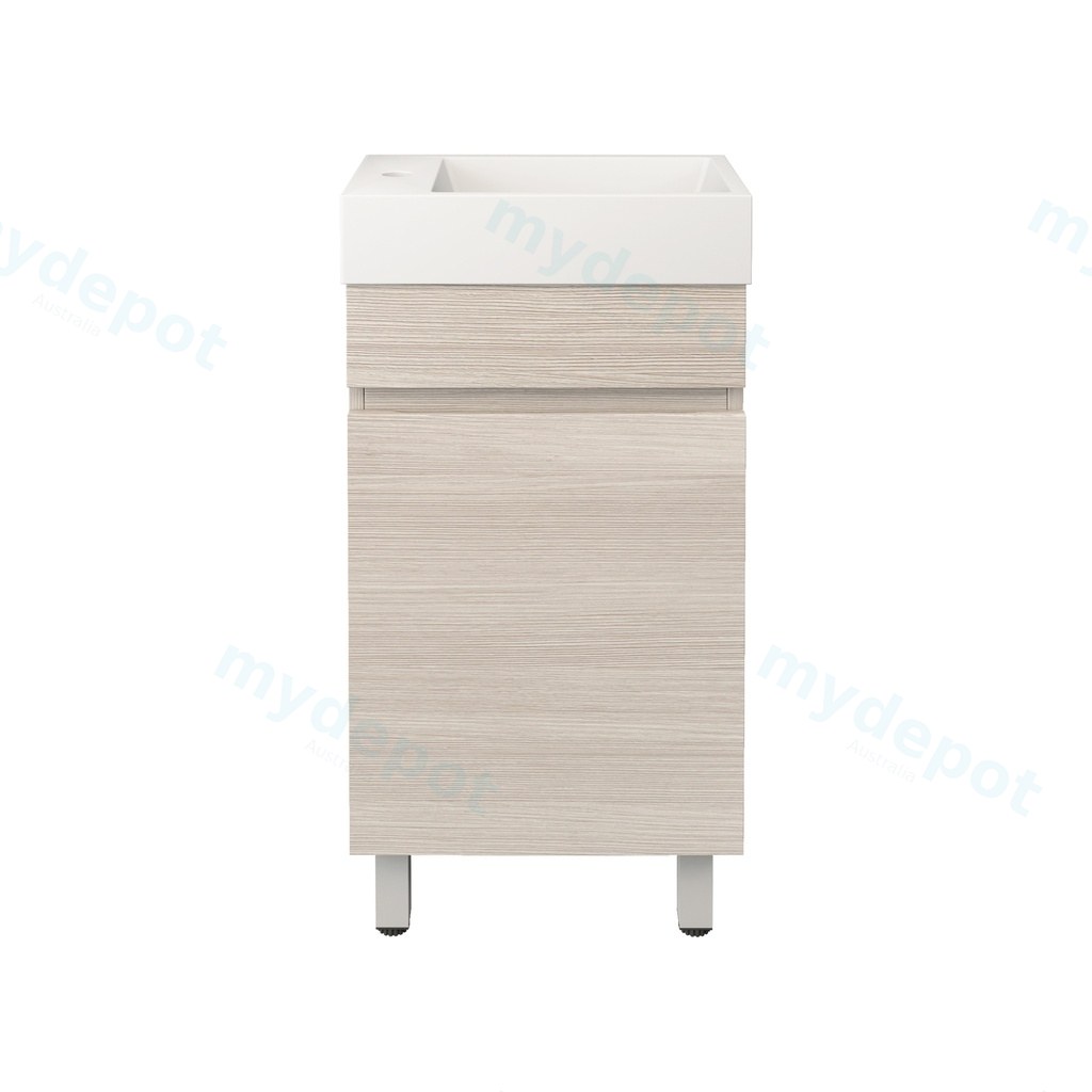 420X250X500mm Camden Modern Free Standing Cabinet Coastal Oak,Soft Closing Finger Pull Doors