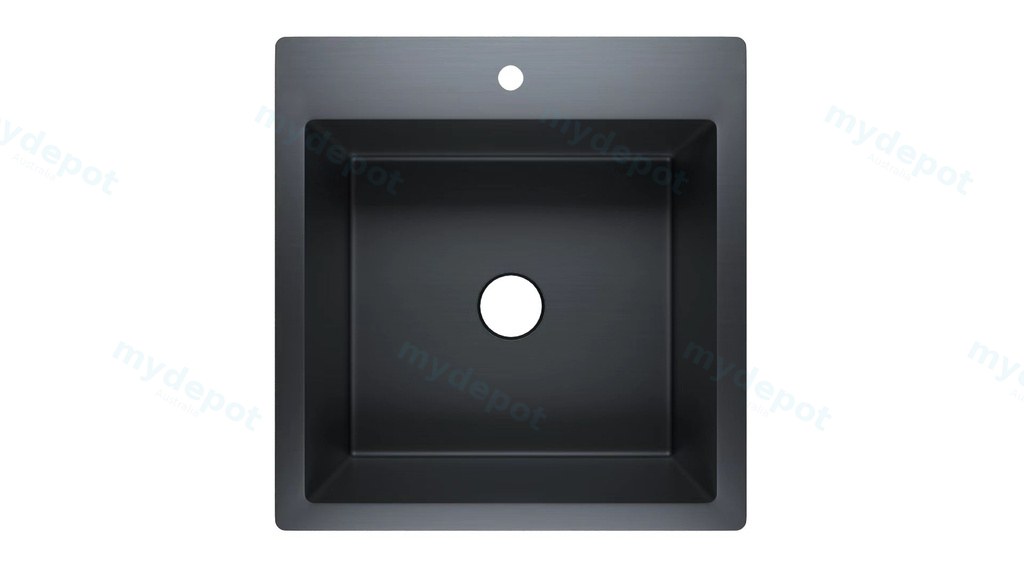 [44697] 430*400mm Cora Single Bowl Laundry Sink Matt Black