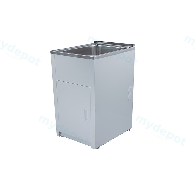 455W X560Dx870Hmm 35 Litre Compact Laundry Tub & Cabinet