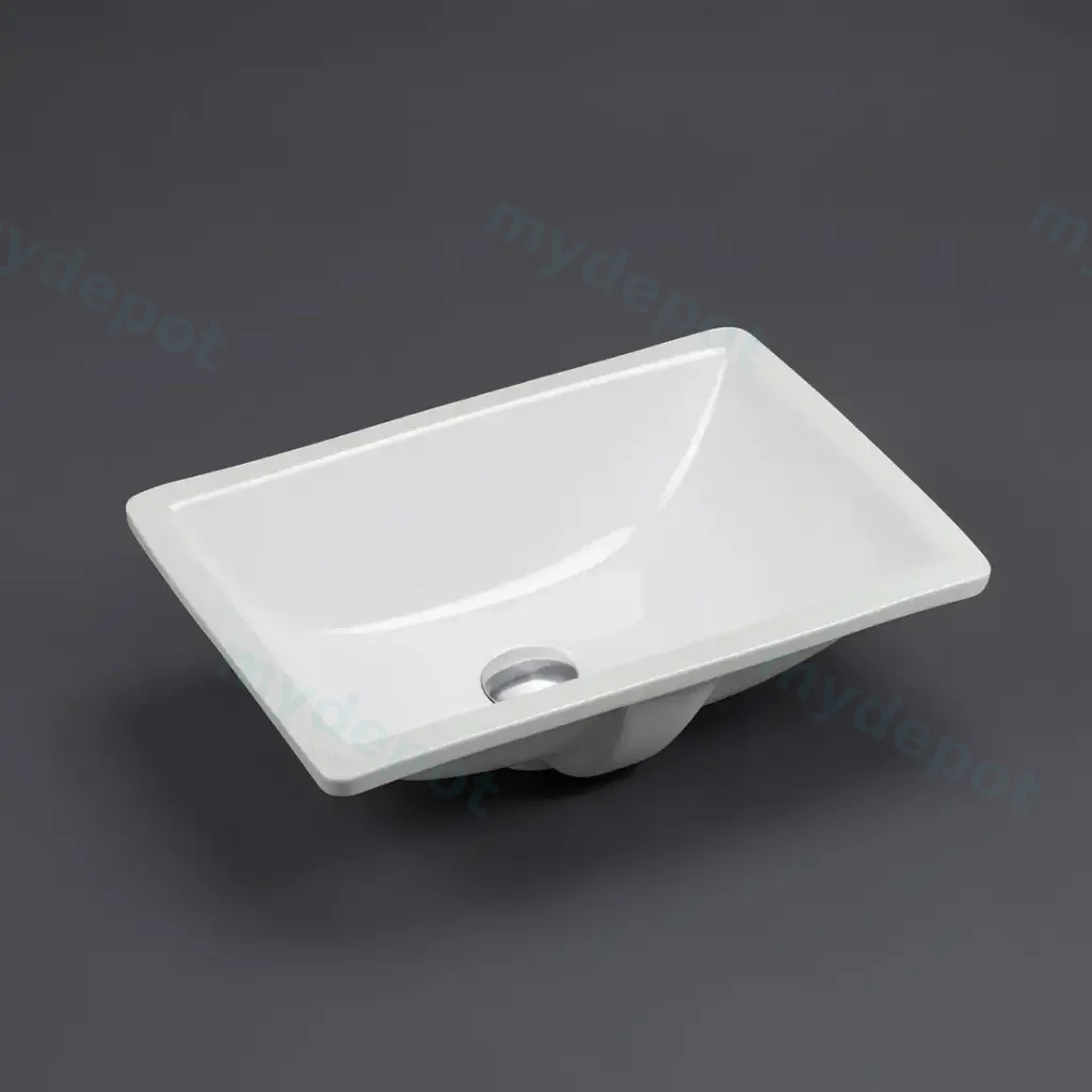 [50100] 460*330*180mm Undermount Rectangular Basin With Mixer Hole