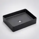 470*360*110mm Etna Matt Black Above Counter Rectangular Basin