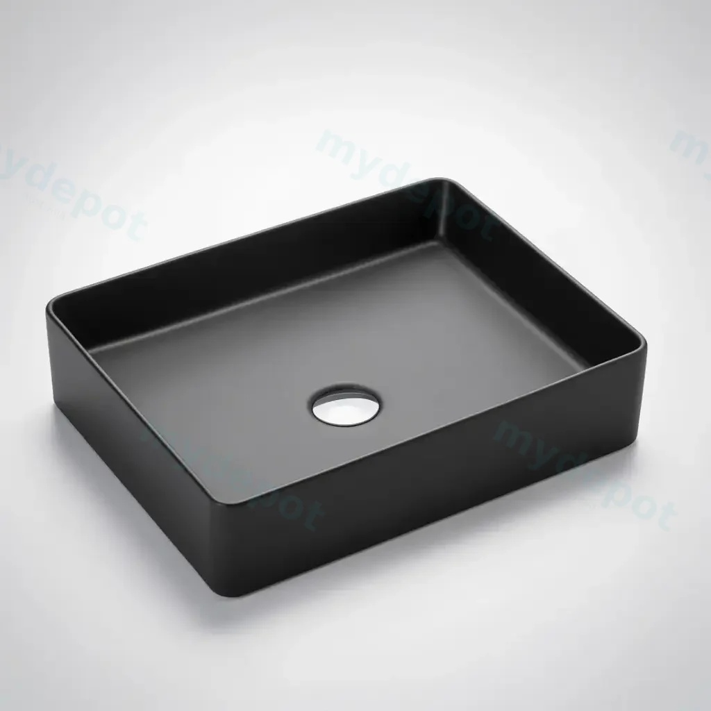 [50027] 470*360*110mm Etna Nero Grey Above Counter Rectangular Basin
