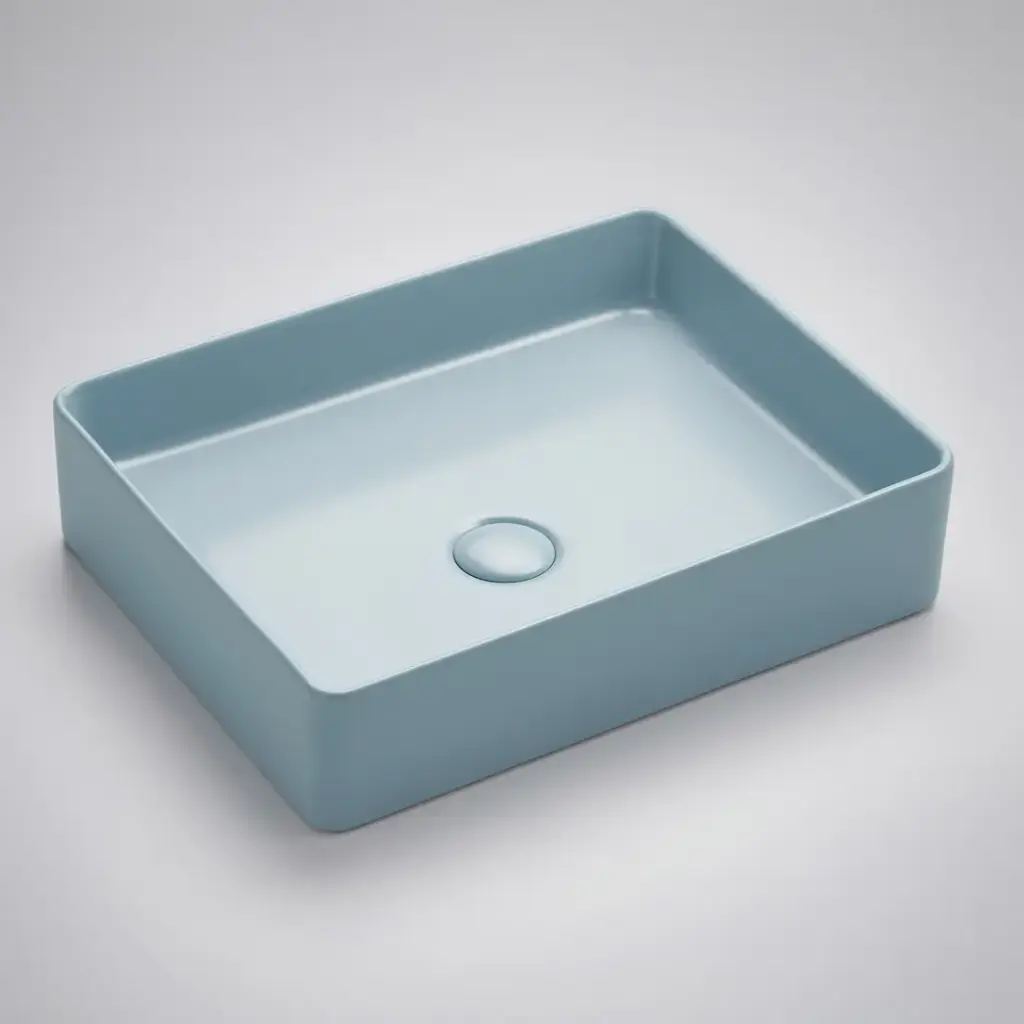 470*360*110mm Etna Tango Grey Above Counter Rectangular Basin