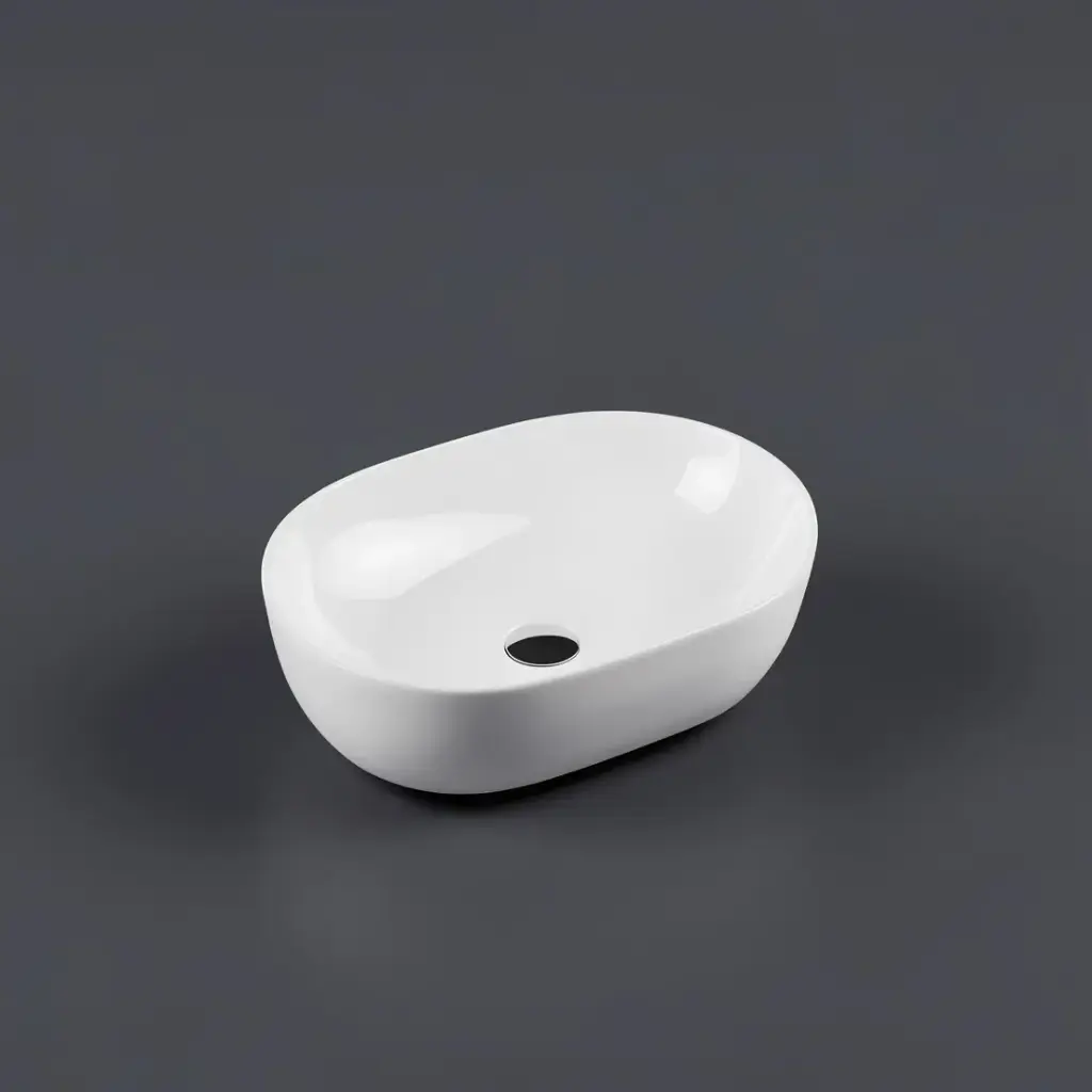 485*350*130mm Above Counter Oval Basin