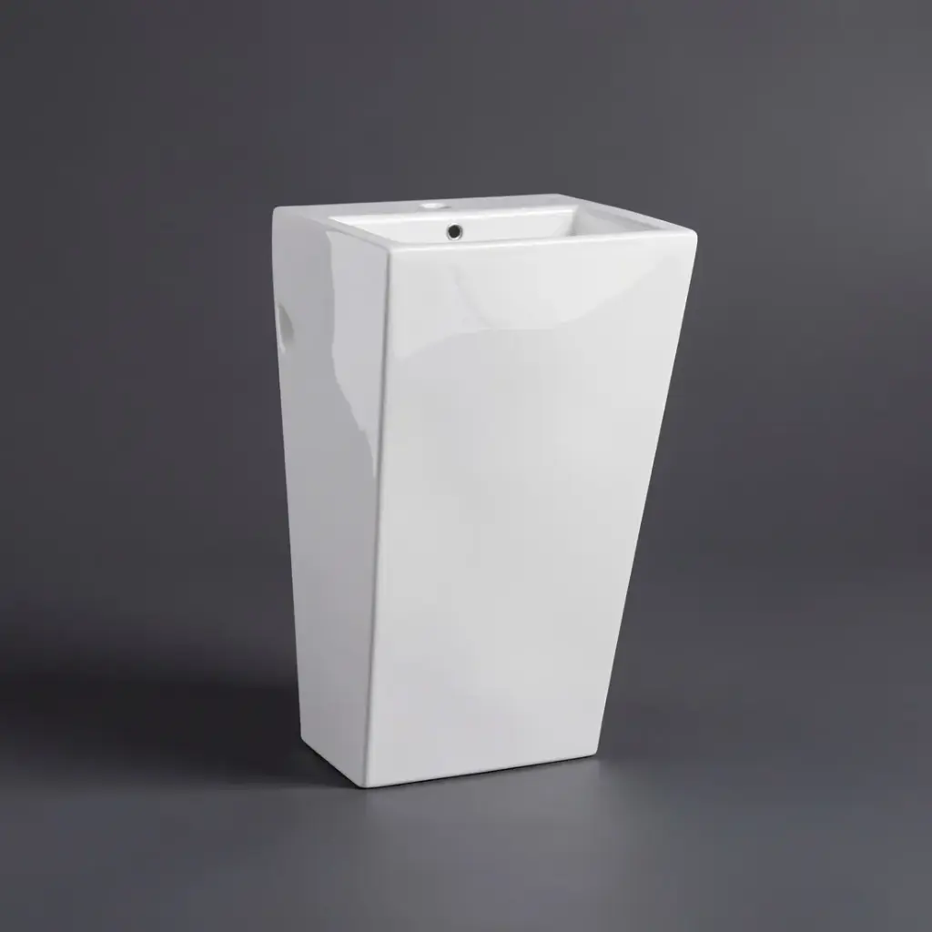 [50148] 510*460*850mm Freestanding Rectangular Pedestal Basin