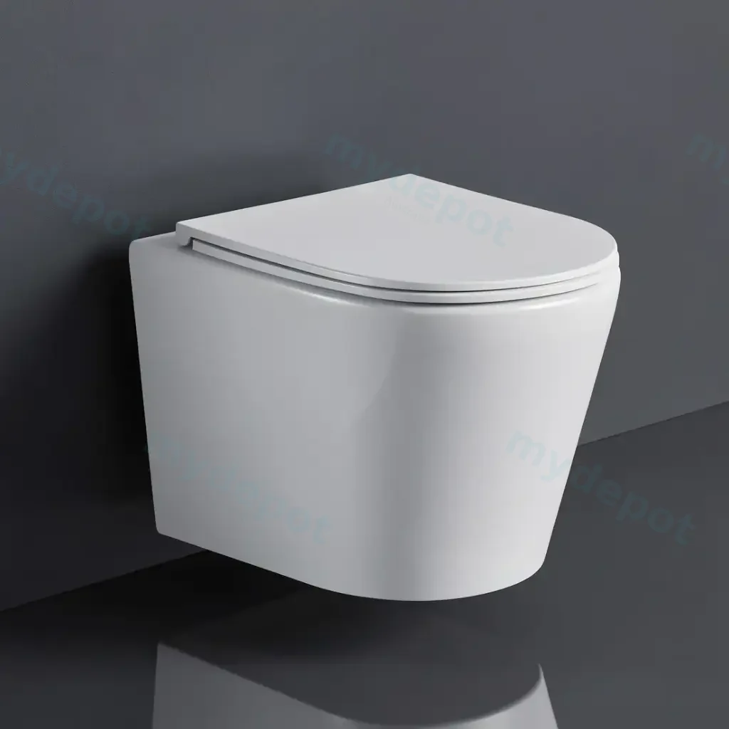 515*360*350mm Zara66 Wall-Hung Pan (Rimless) With Thick Uf Seat Cover