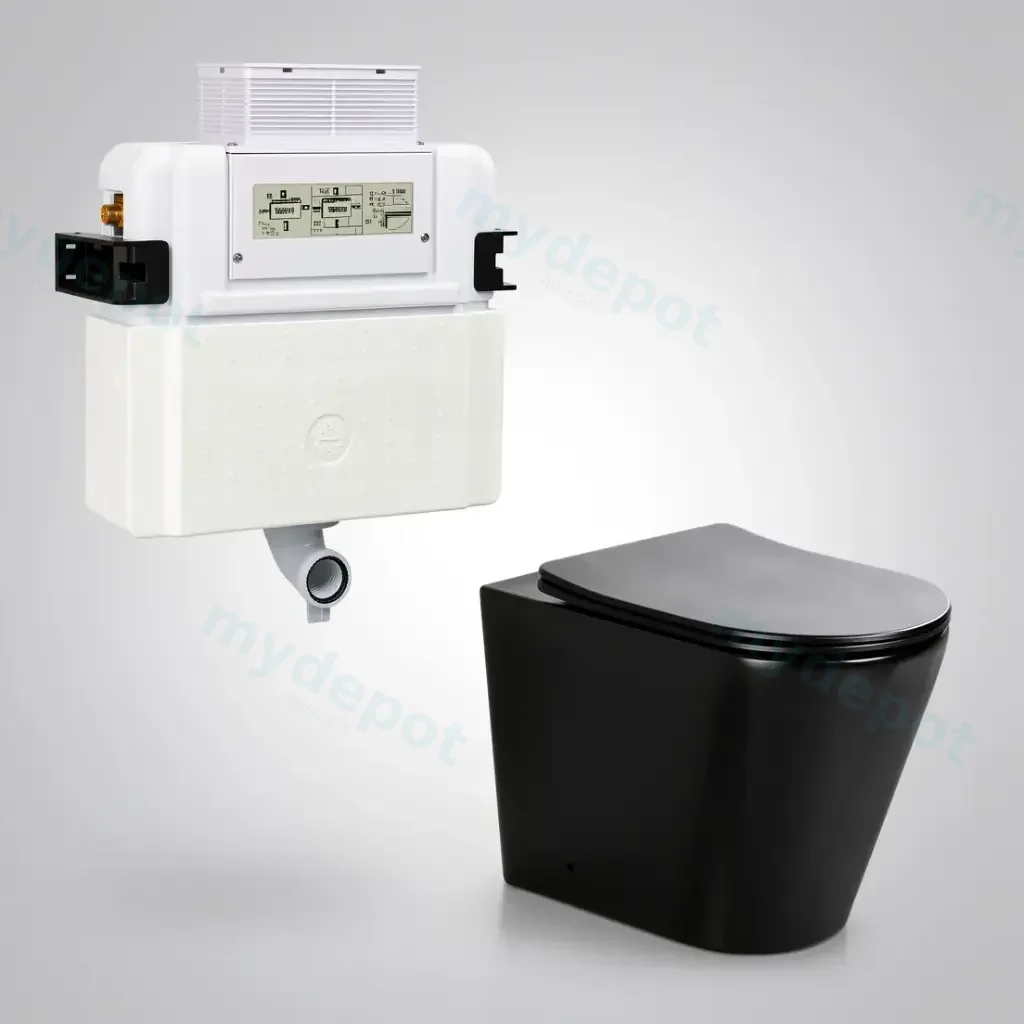 545*360*140mm Acadia R&T Lower Counter Inwall Floor Toilet Suite Tornado Rimless matte Back Wall Faced Floor Pan