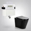 545*360*140mm Acadia R&T Lower Counter Inwall Floor Toilet Suite Tornado Rimless matte Back Wall Faced Floor Pan