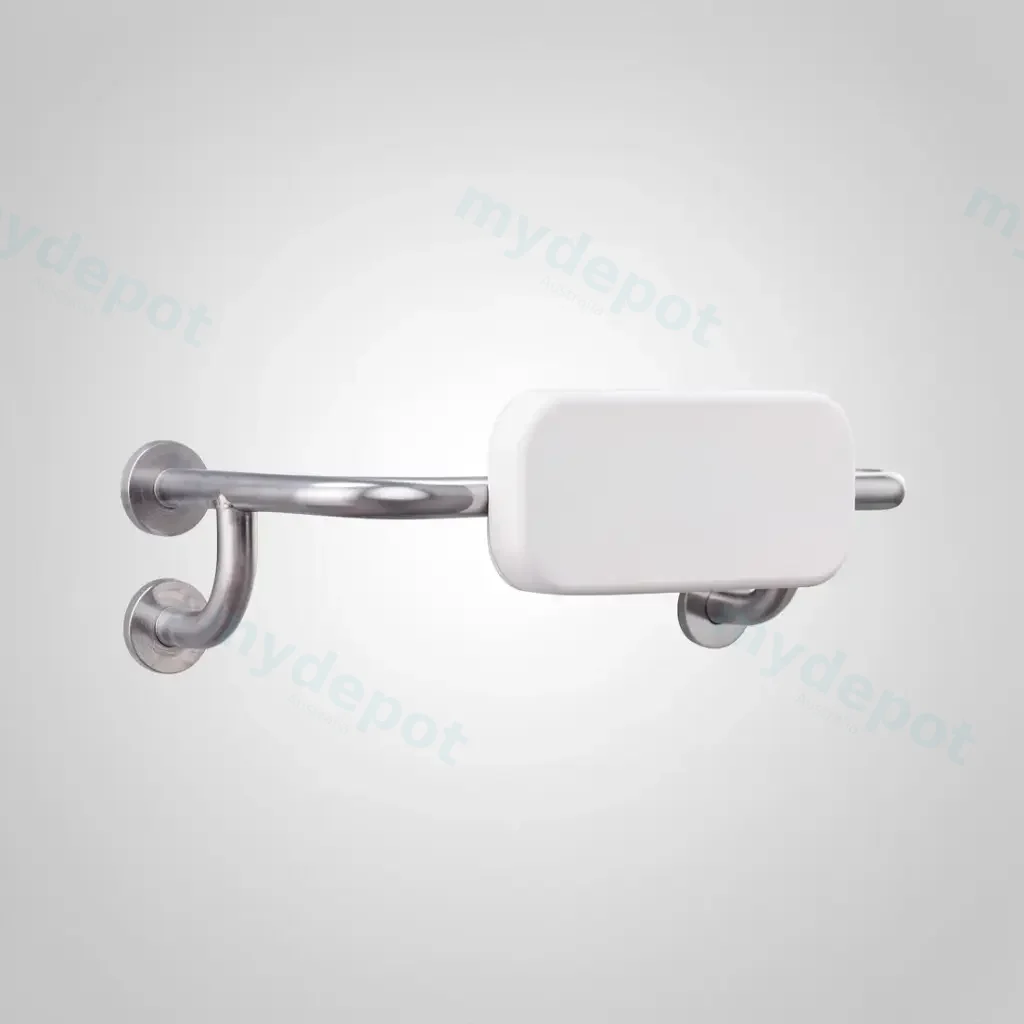 560WX350Dmm Bradley Australia Map Satin SS Backrest For AcceSSible Toilet