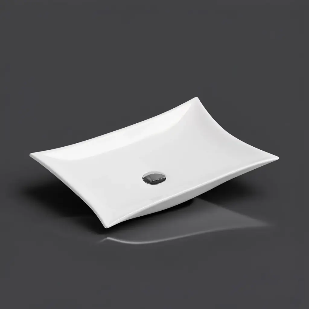 580*385*110mm Above Counter Rectangular Basin