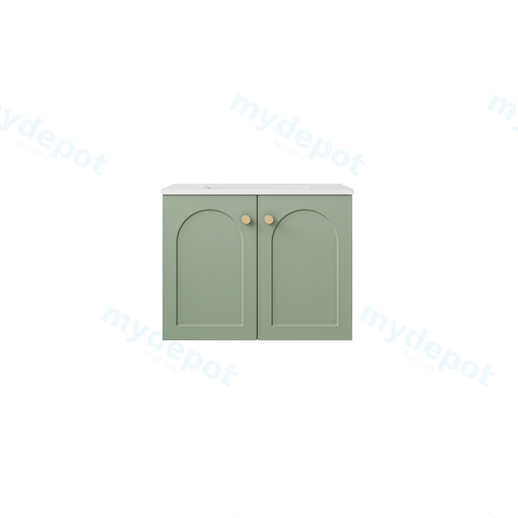 590*455*470mm Olive Green Chester Federation Wall Hung PVC Cabinet