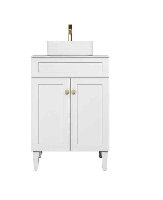 [56487] 590X455X860mm Harold Federation Free Standing PVC Cabinet