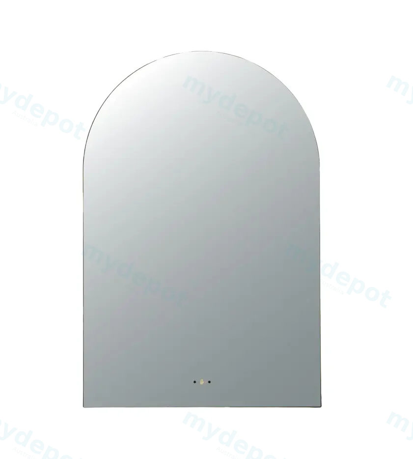 600(W)*900mm(H) Arco LED Back Lit Mirror Pencil Edge