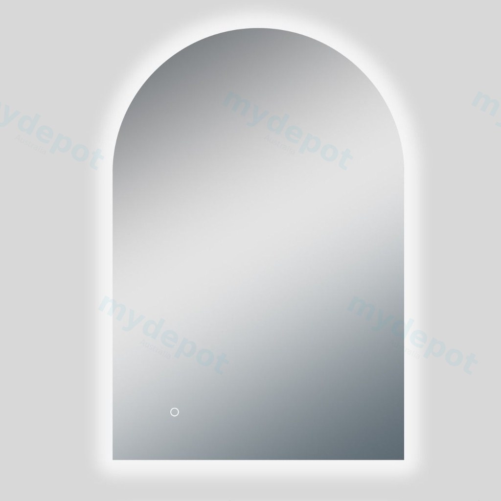 [41422] 600*900mm Arch 3 Color Lighting Backlit LED Mirror with Touch Sensor Switch