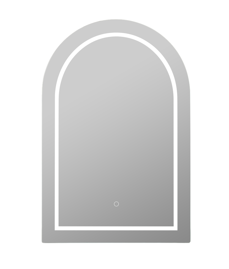 [55974] 600X900X155mm Matte White Allison Arch LED Shaving Cabinet