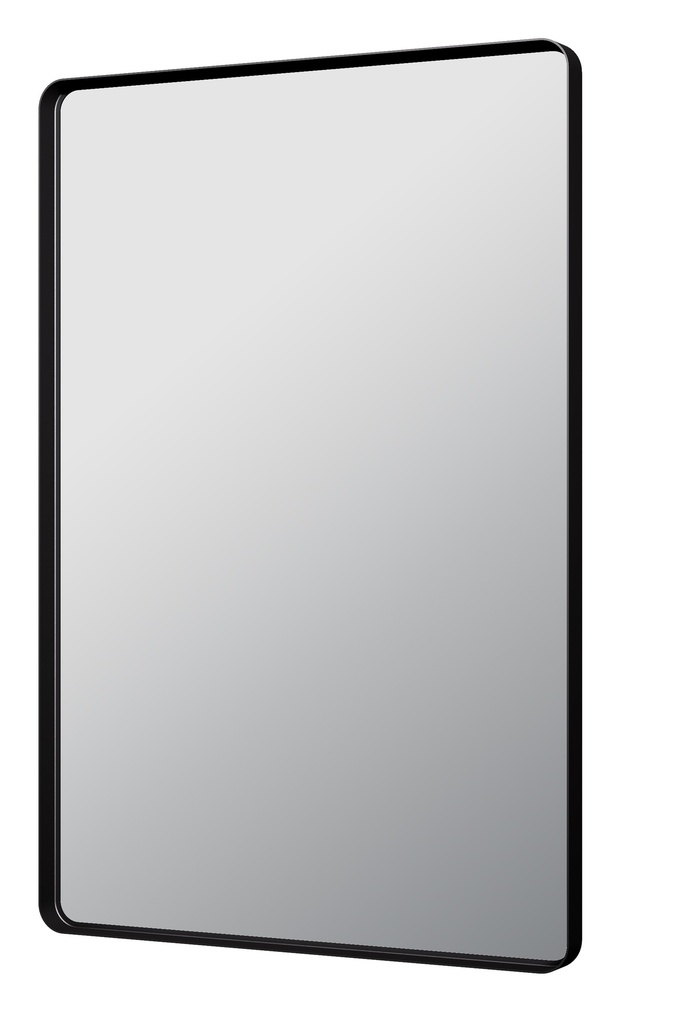 [55925] 600X900X35mm Matt Black Recta Framed Mirror